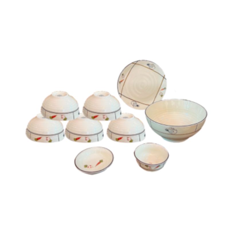 Bộ đồ ăn gốm sứ BDA18 1 Bộ đồ ăn gốm sứ BDA18