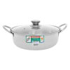 NỒI LẨU NẮP KÍNH 26CM - Giang Nam Orina 3 NỒI LẨU NẮP KÍNH 26CM