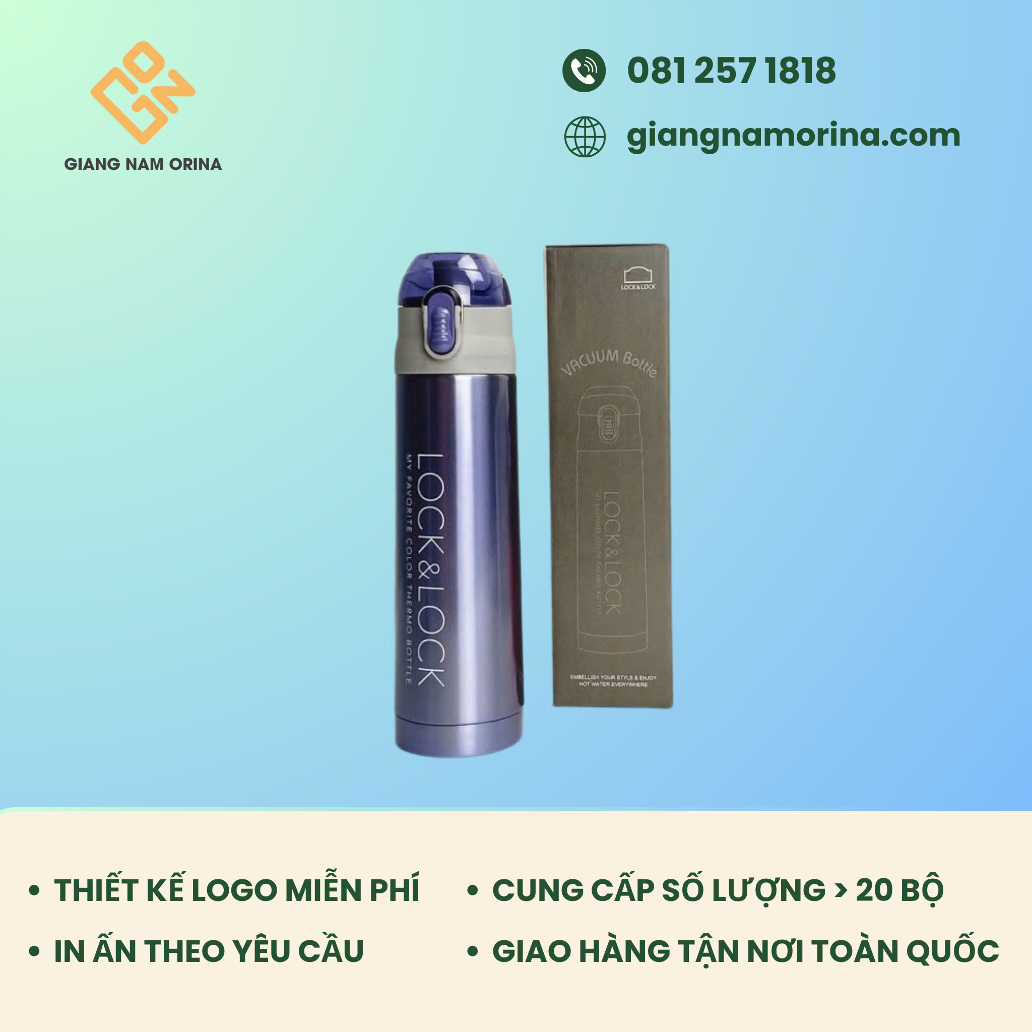 Bình giữ nhiệt MS9 | Giang Nam Orina 1 Bình giữ nhiệt MS9