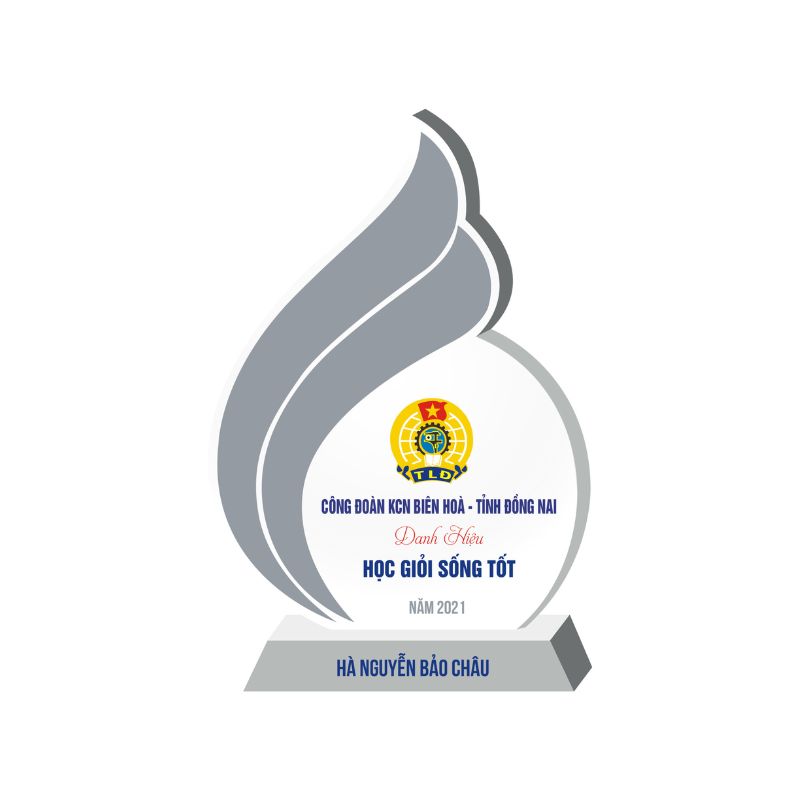 BIỂU TRƯNG THỦY TINH MS1 6 BIỂU TRƯNG THỦY TINH MS1