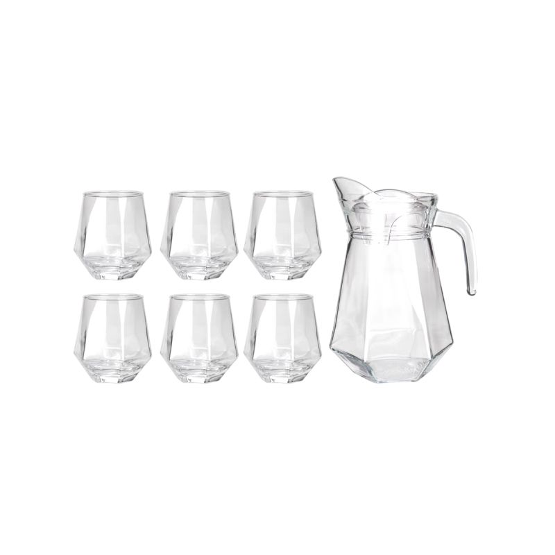 BỘ BÌNH LY THỦY TINH DELI 6 BỘ BÌNH LY THỦY TINH DELI