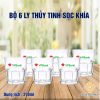 Bộ 6 Ly Thuỷ Tinh Sọc Khía