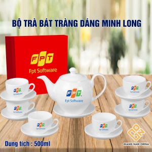 Bộ Trà Bát Tràng Dáng Minh Long