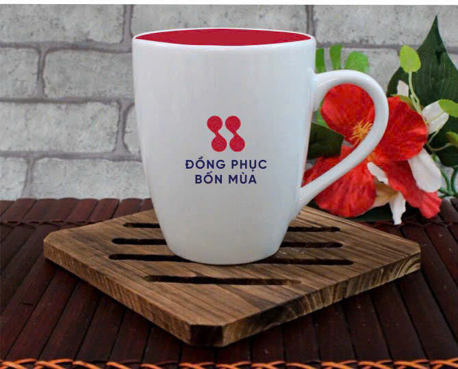 Cốc sứ in logo
