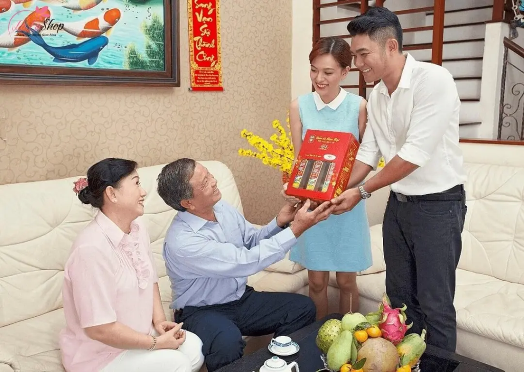 Quà tết tặng bố mẹ vợ Quà tết tặng bố mẹ vợ