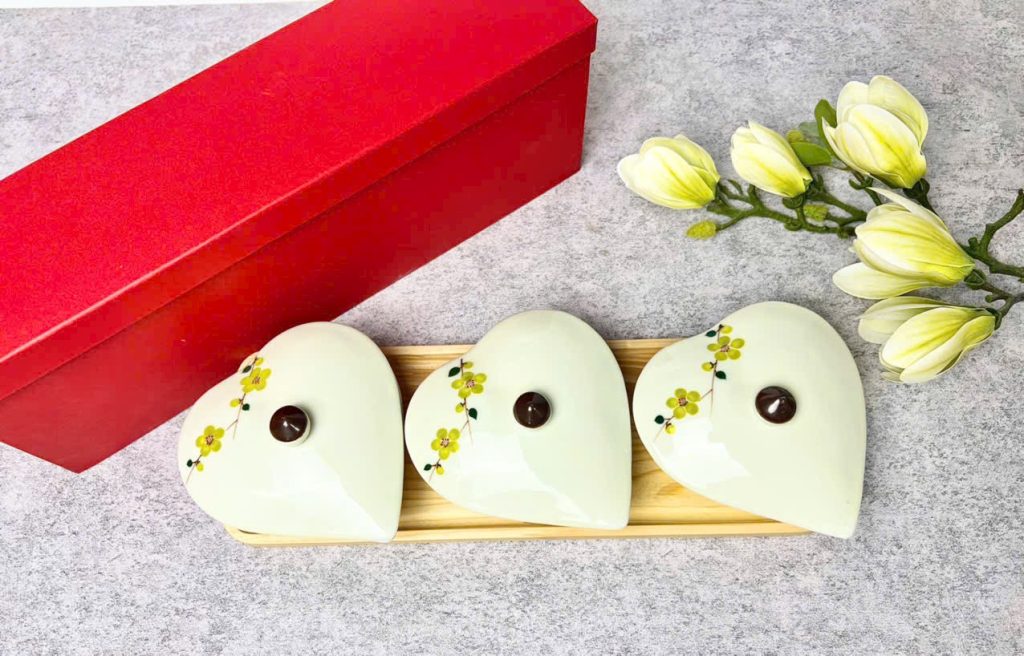 Khay Mứt Sứ Hoa Mai Khay Mứt Sứ Hoa Mai