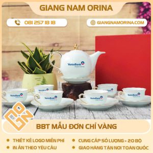 Bộ trà mẫu đơn chỉ vàng