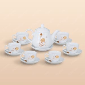Bộ trà Đức sen vàng