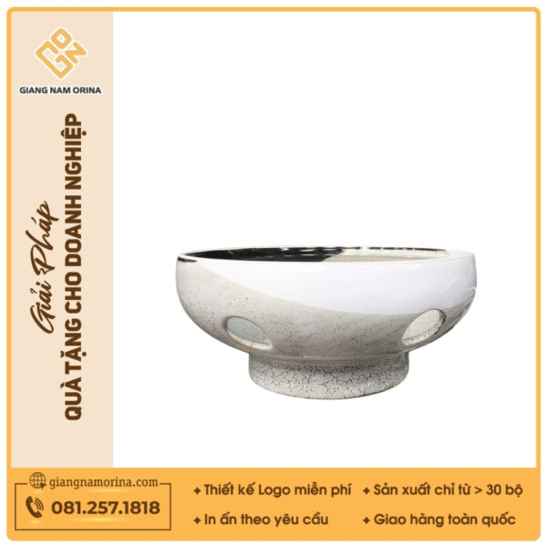 Bếp đốt - Bộ bàn ăn men ba màu