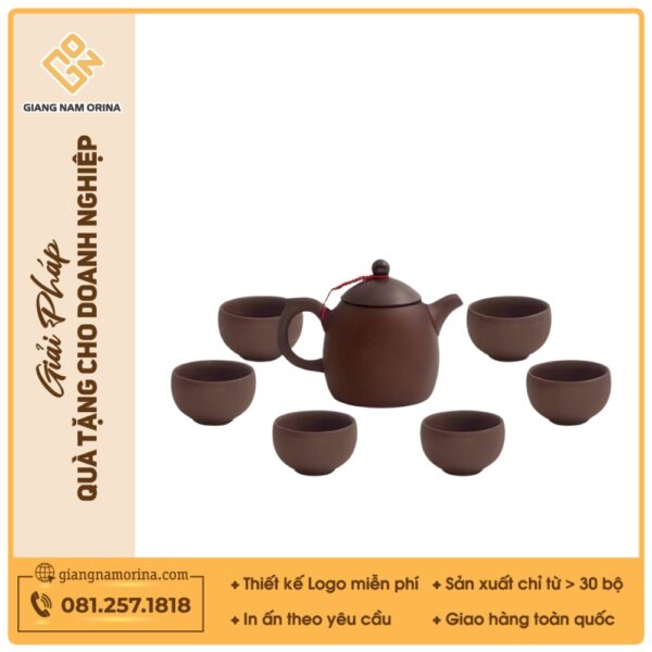 Bộ ấm trà An Thổ Túc dáng quả chuông