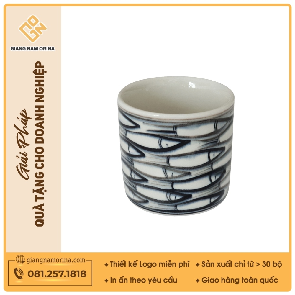 Chén thắng - Bộ bàn ăn Vẽ cá đàn 1 Chén thắng - Bộ bàn ăn Vẽ cá đàn