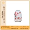 Lọ hoa chuông vẽ hoa mộc lan H24