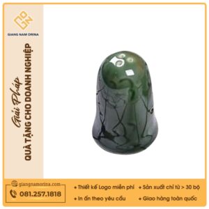 Lọ tiêu - Bộ bàn ăn men xanh Hoa bèo