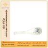 Thìa cơm - Bộ bàn ăn men kem vẽ Đào xanh 2 Thìa cơm - Bộ bàn ăn men kem vẽ Đào xanh