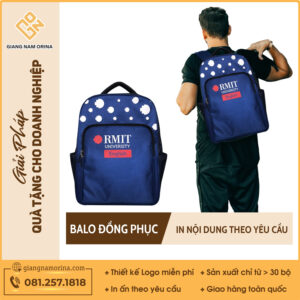 Balo Đồng Phục In Logo RMIT