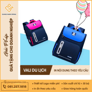 Balo Học Sinh Logo Gấu