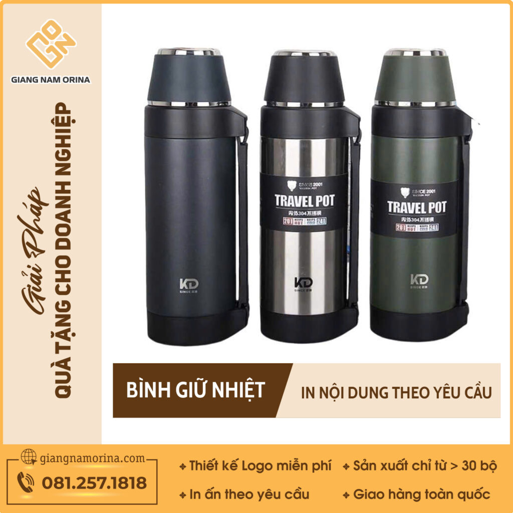 Bình Giữ Nhiệt Inox 304 Cao Cấp