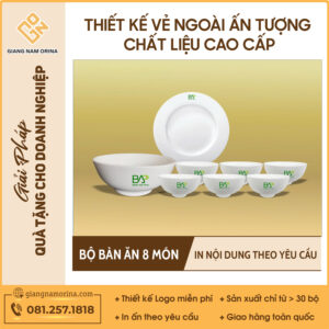 Bộ bàn ăn 8 món