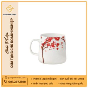 Ly hiện đại quai C dán decal