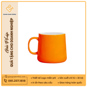 Ly hiện đại quai C men màu