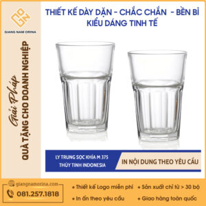 Ly trung sọc khía M 375