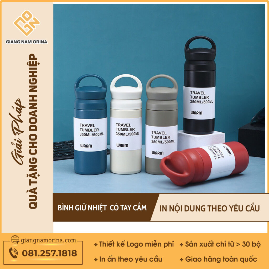 Bình giữ nhiệt có quai cầm Bình giữ nhiệt có quai cầm