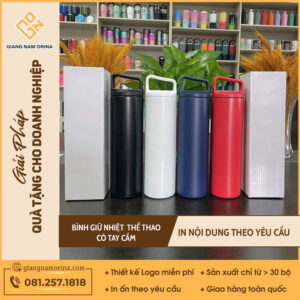 Bình Giữ Nhiệt Thể Thao Có Tay Cầm