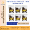 Bộ 6 Cốc Thủy Tinh Ocean Plaza Rock 295ml