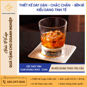 Cốc Thủy Tinh ELAN DOUBLE ROCK - 335ml