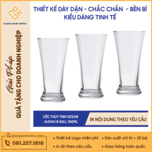 Cốc Thủy Tinh Ocean Aloha Hi Ball 280ml