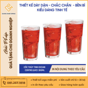 Cốc Thủy Tinh Ocean Centro Juice 280ml