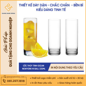Cốc Thủy Tinh Ocean NewYork Hi Ball 320ml