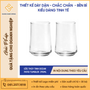 Cốc Thủy Tinh Ocean Patio Tumbler 290ml