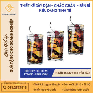 Cốc Thủy Tinh Ocean Pyramid Hi Ball 300ml