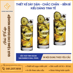 Cốc Thủy Tinh Ocean San Marino Hi Ball 290ml