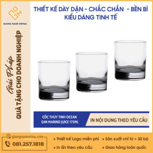 Cốc Thủy Tinh Ocean San Marino Juice 175ml