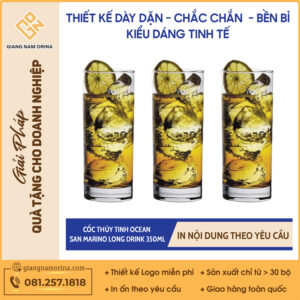 Cốc Thủy Tinh Ocean San Marino Long Drink 350ml
