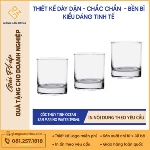 Cốc Thủy Tinh Ocean San Marino Water 290ml