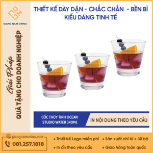 Cốc Thủy Tinh Ocean Studio Water 340ml