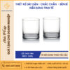Cốc Thủy Tinh ROCK - 245ml 2 Cốc Thủy Tinh ROCK - 245ml