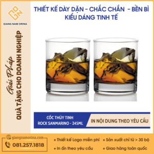 Cốc Thủy Tinh ROCK SANMARINO - 245ml