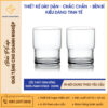 Cốc Thủy Tinh uống rượu mạnh STACK - 200ml 2 Cốc Thủy Tinh uống rượu mạnh STACK - 200ml