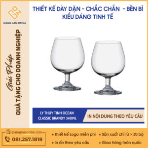 Ly Thủy Tinh Ocean Classic Brandy 340ml