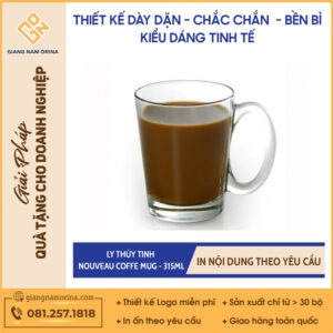 Ly thủy tinh NOUVEAU COFFE MUG - 315ml