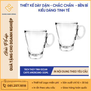 Tách thủy tinh Ocean CAFFE AMERICANO-355ML