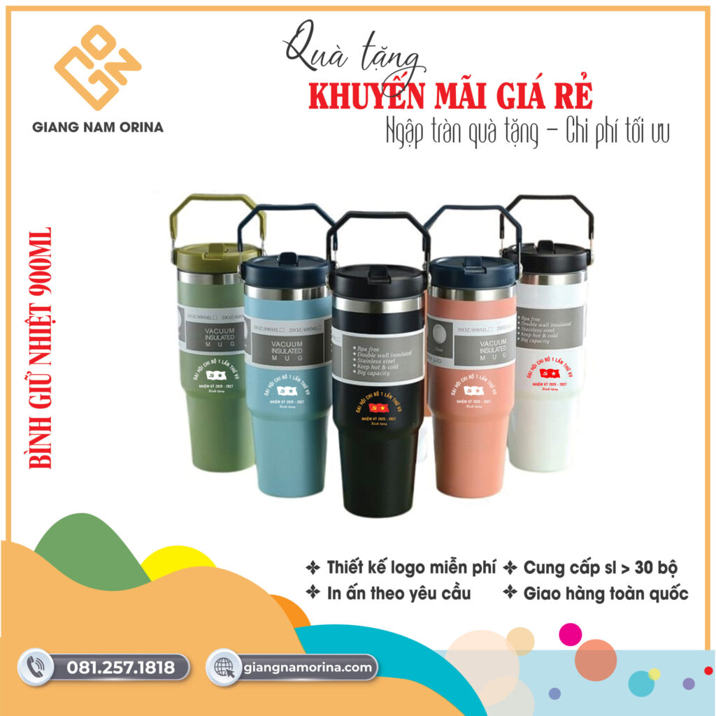 BÌNH Giữ Nhiệt 900ML