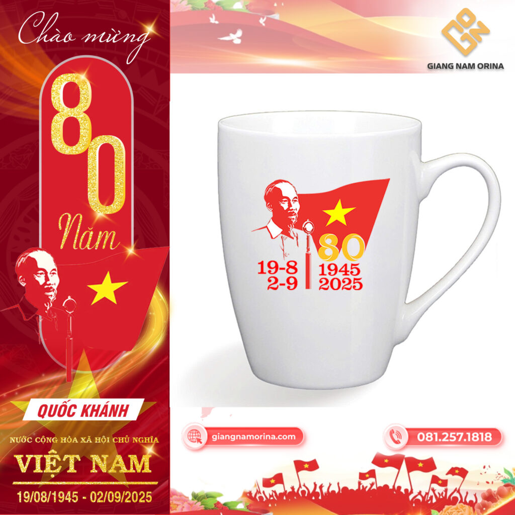 Ly cốc thủy tinh in logo