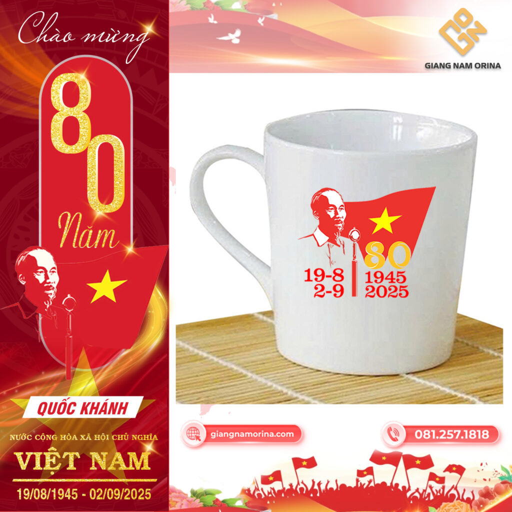 Ly cốc thủy tinh in logo