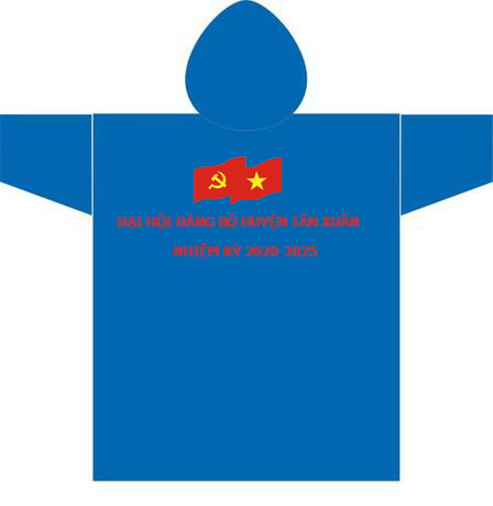 Áo mưa quà tặng đại hội Đảng