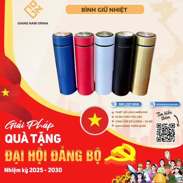 Bình giữ nhiệt quà tặng đại hội Đảng Bình giữ nhiệt quà tặng đại hội Đảng